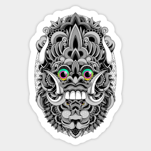 Barong Sticker by GODZILLARGE